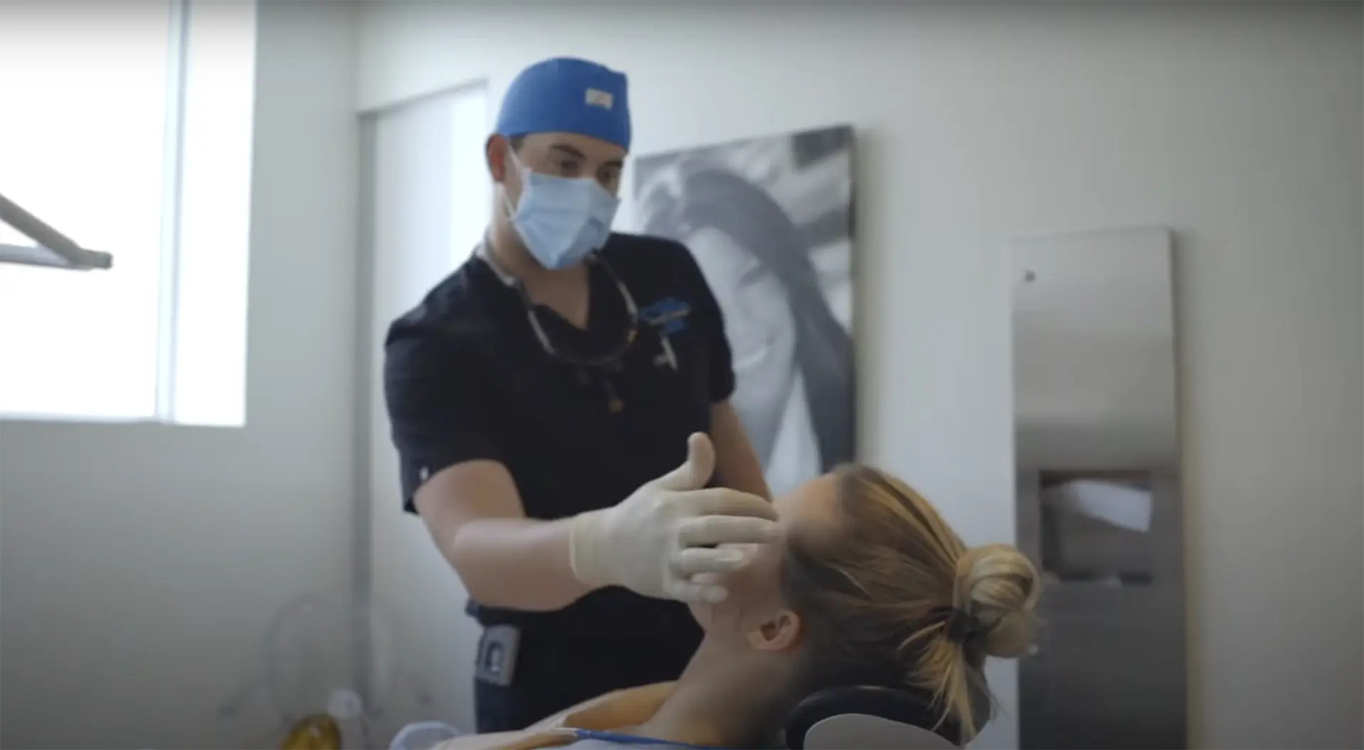 Atlanta Dental Spa Team Assessing TMJ & TMD issues.